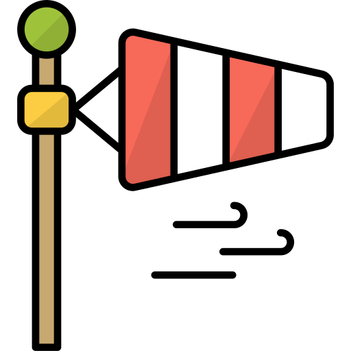 windsock Generic Outline Color icon