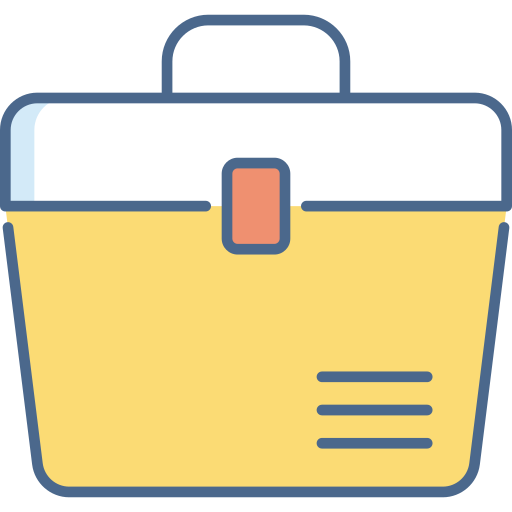 Cosmetic bag Generic Outline Color icon