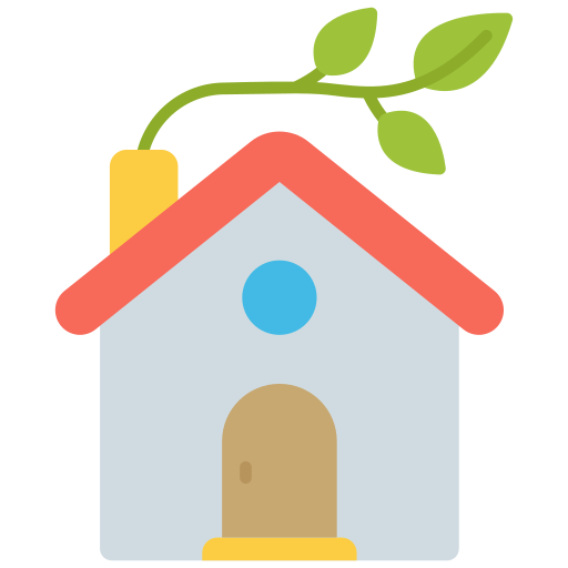 Eco home Generic Flat icon