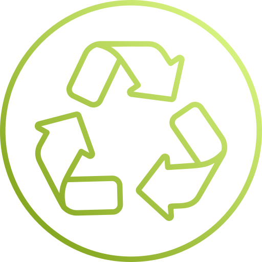 símbolo de reciclaje Generic Gradient icono
