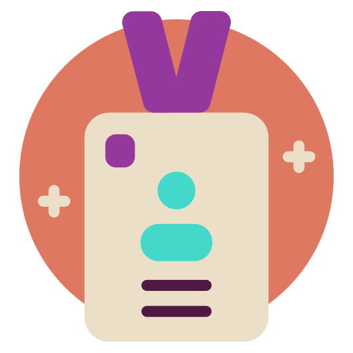 Id card Generic Flat icon