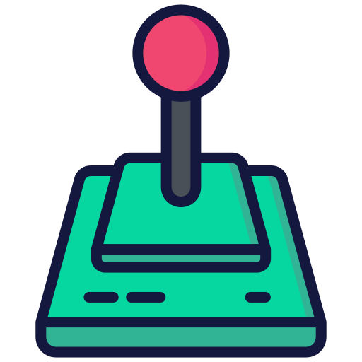 joystick Generic Outline Color icoon