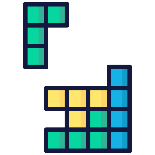 Tetris Generic Outline Color icon