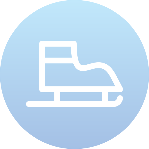 Ice skating shoes Generic Flat Gradient icon