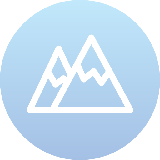Mountains Generic Flat Gradient icon