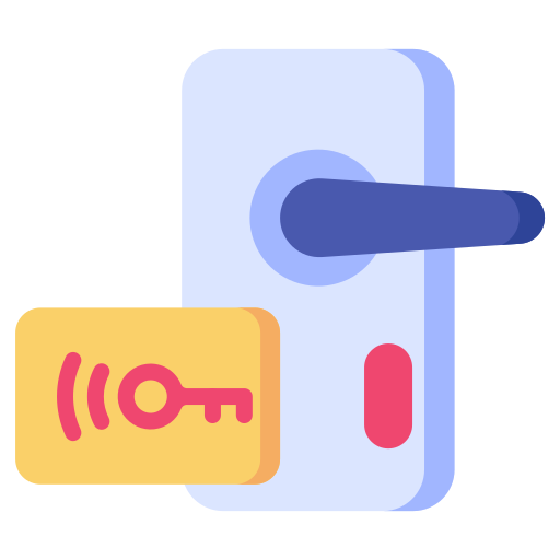 llave de tarjeta Generic Flat icono