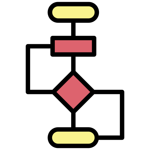 stroomschema Generic Outline Color icoon