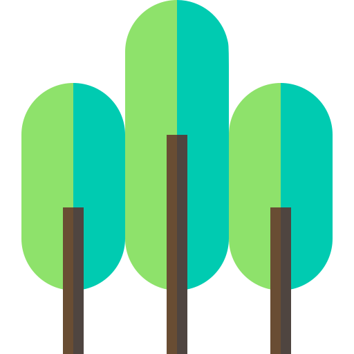 Tree Basic Straight Flat icon