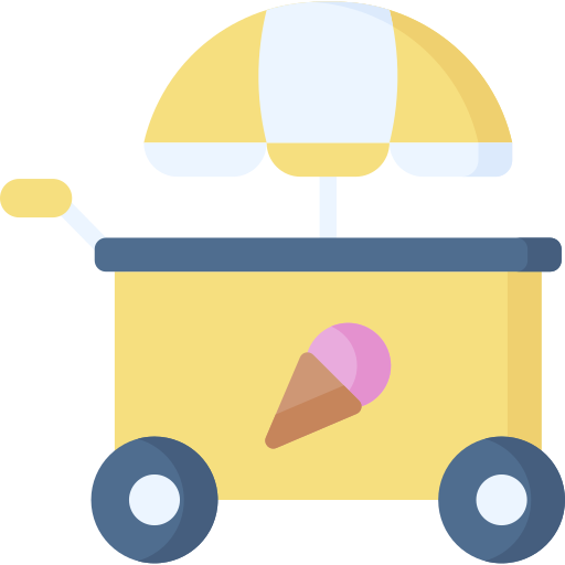 carrito de helados Special Flat icono