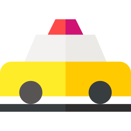 taxi Basic Straight Flat icona
