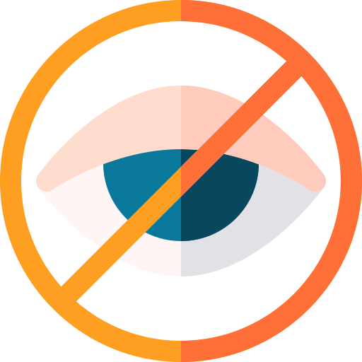 blind Basic Rounded Flat icon
