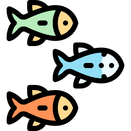 Shoal Detailed Rounded Lineal color icon