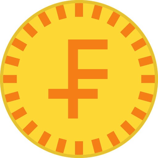 zwitserse frank Generic Flat icoon