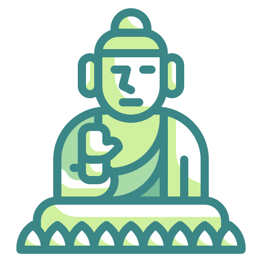 buddha Wanicon Two Tone icon