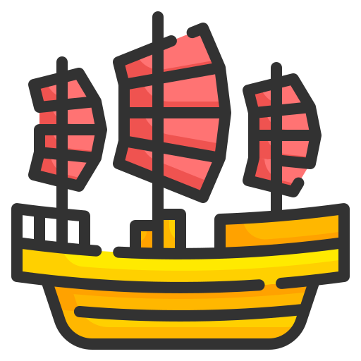 barca a vela Wanicon Lineal Color icona