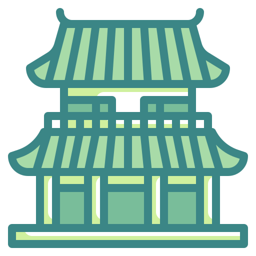 神社 Wanicon Two Tone icon