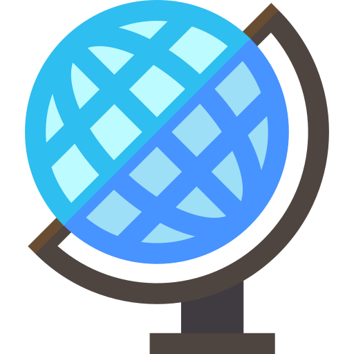 세계 지구 Basic Straight Flat icon