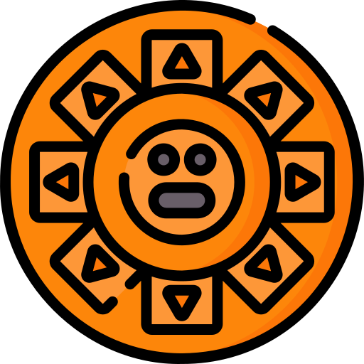 calendario azteca Special Lineal color icono