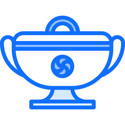 Bowl Coloring Blue icon