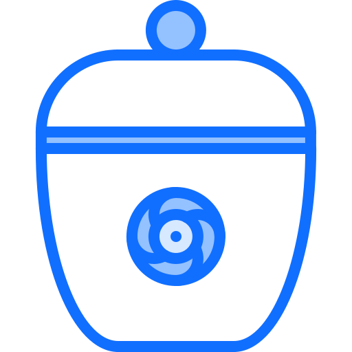 tazón de azúcar Coloring Blue icono