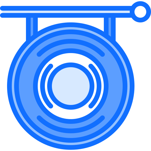plato Coloring Blue icono