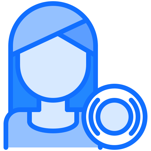 플레이트 Coloring Blue icon