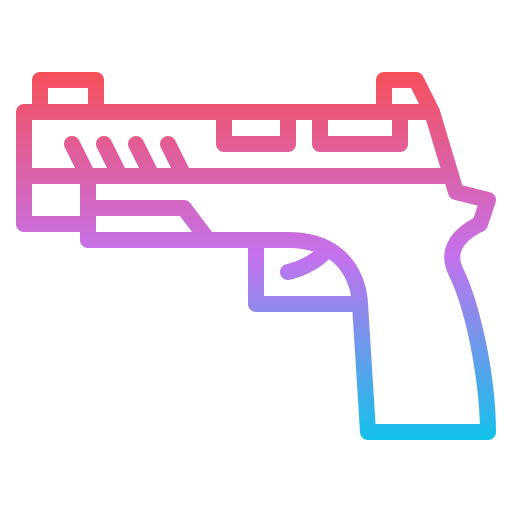 pistola Iconixar Gradient icona