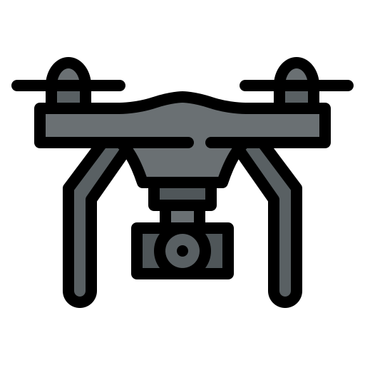 drone Iconixar Lineal Color icona