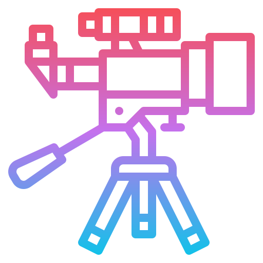 望遠鏡 Iconixar Gradient icon