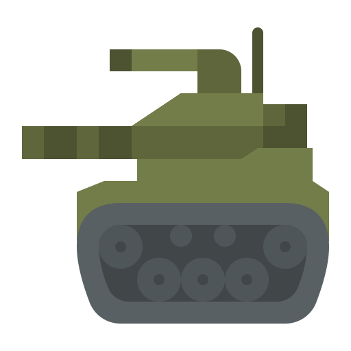 탱크 Iconixar Flat icon