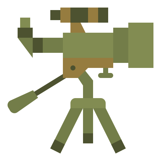teleskop Iconixar Flat icon