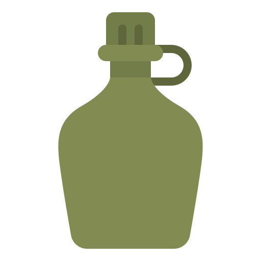 bottiglia d'acqua Iconixar Flat icona