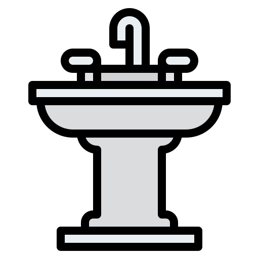 lavabo Iconixar Lineal Color icono