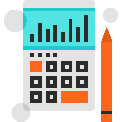 Analytics Maxim Flat Two Tone Linear colors icon