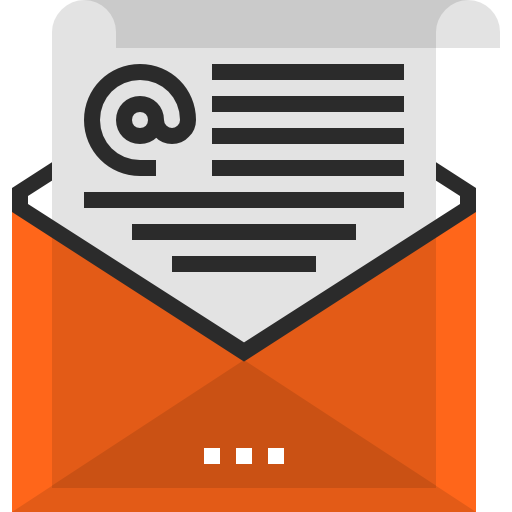 Email Maxim Flat Two Tone Linear colors icon
