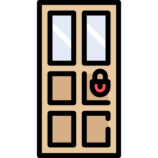puerta Special Lineal color icono