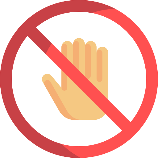 Do not touch Special Flat icon
