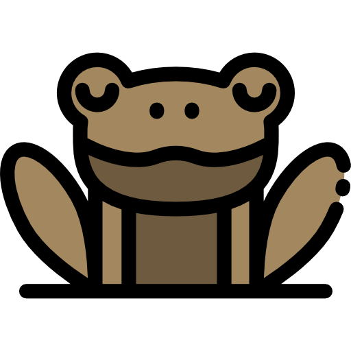 두꺼비 Detailed Rounded Lineal color icon