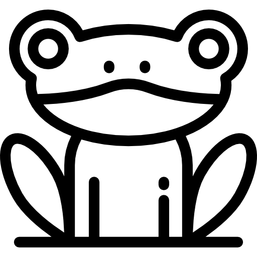 Frog Detailed Rounded Lineal icon