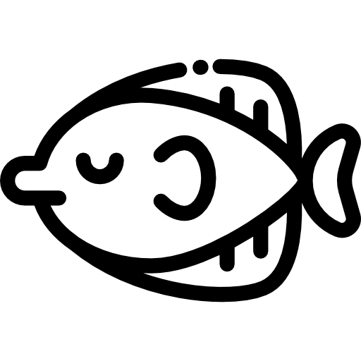 Fish Detailed Rounded Lineal icon