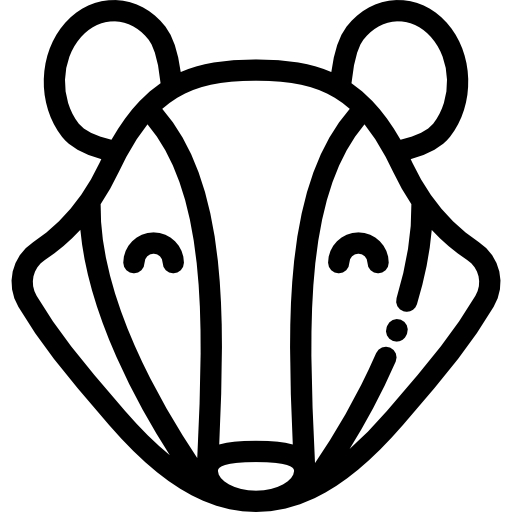 Badger Detailed Rounded Lineal icon
