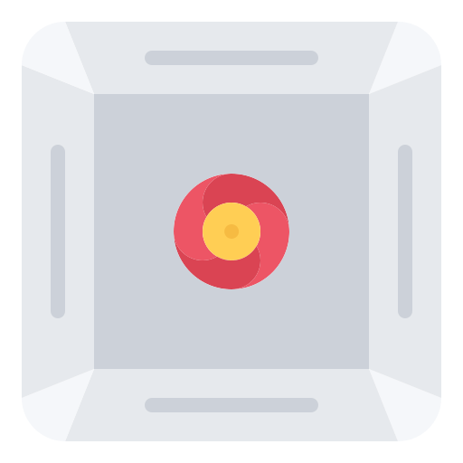 플레이트 Coloring Flat icon