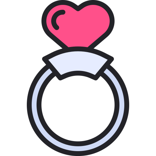 婚約指輪 Generic Outline Color icon