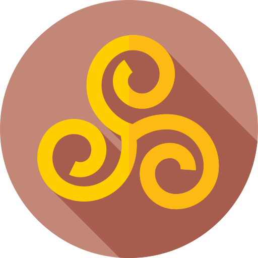 triskele Flat Circular Flat ikona