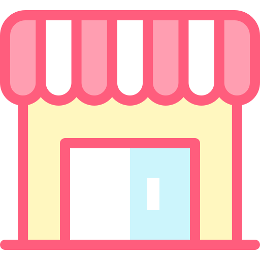 Shopping store Detailed color Lineal color icon