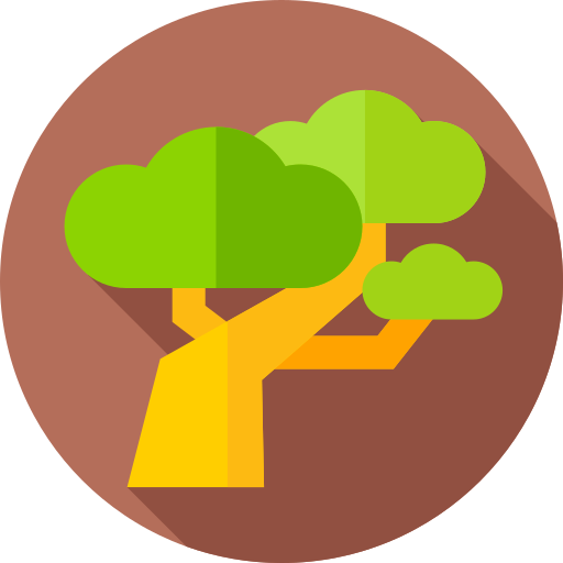 bonsai Flat Circular Flat icona