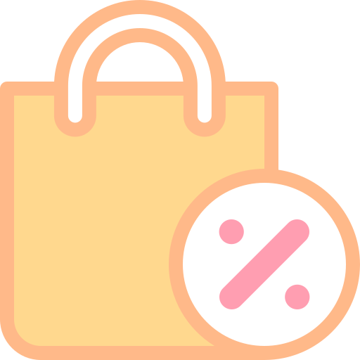Shopping bag Detailed color Lineal color icon