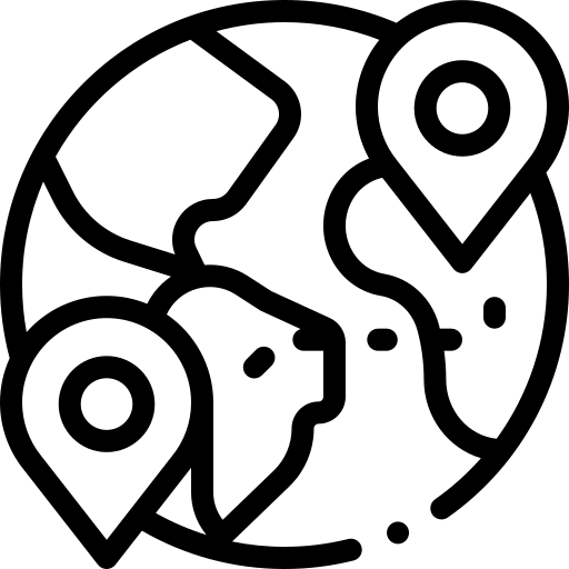 tourisme Detailed Rounded Lineal Icône