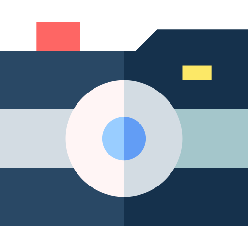 fotografie Basic Straight Flat icon