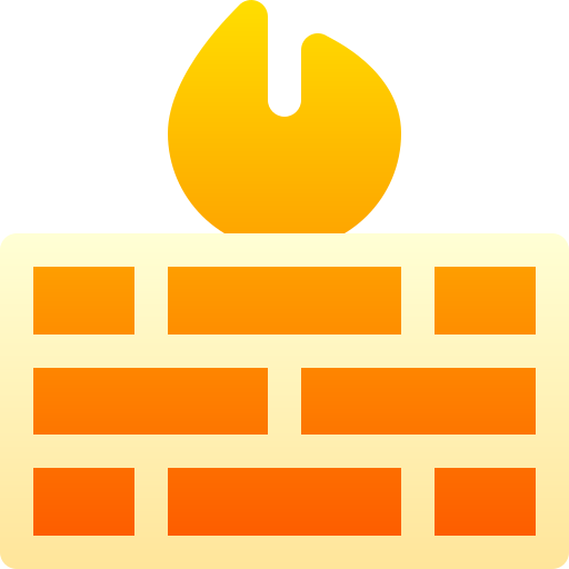 firewall Basic Gradient Gradient Ícone